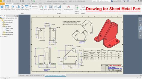 designing sheet metal parts|sheet metal layout drawings.